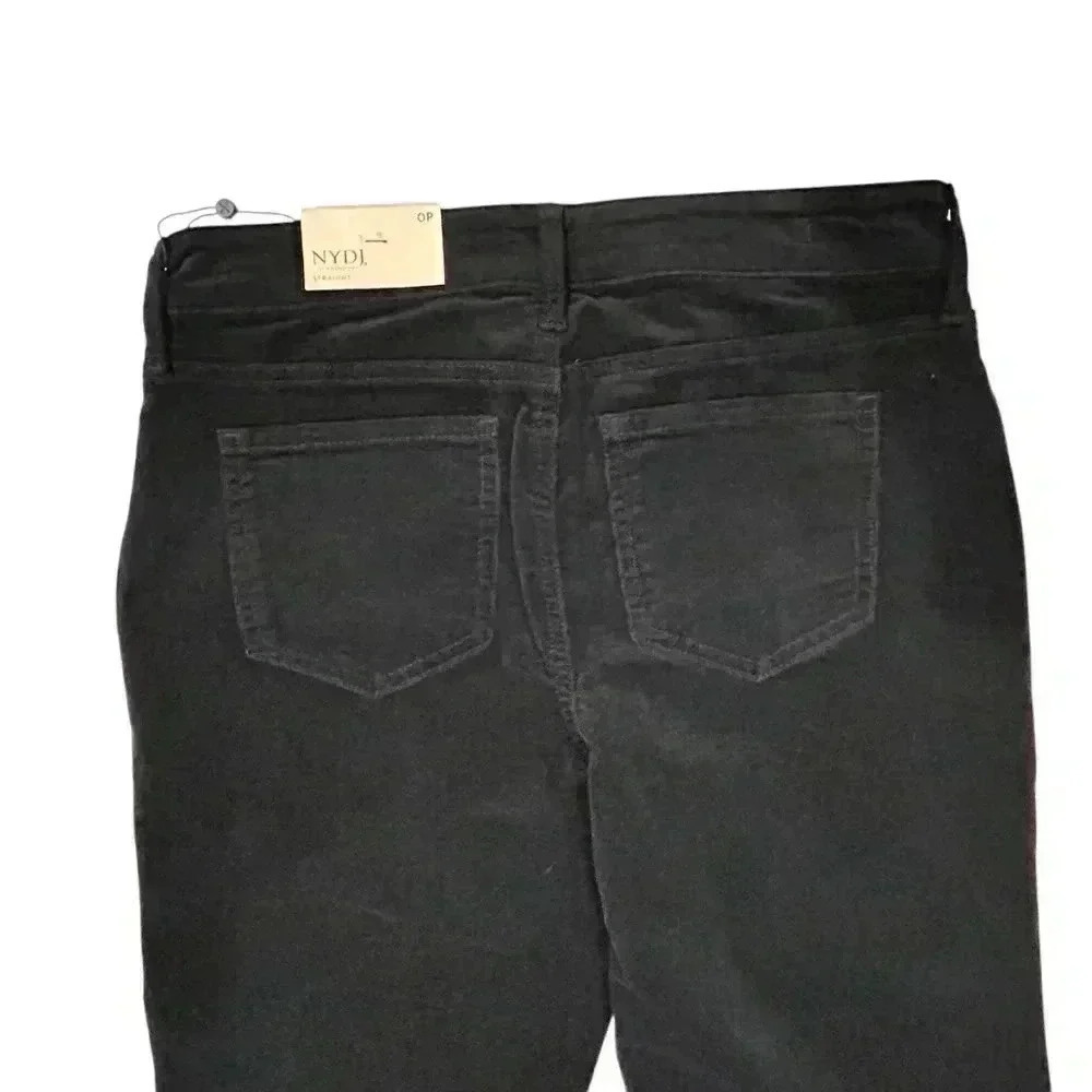 NYDJ Marilyn Black Corduroy pants Size OP - Picture 9 of 14